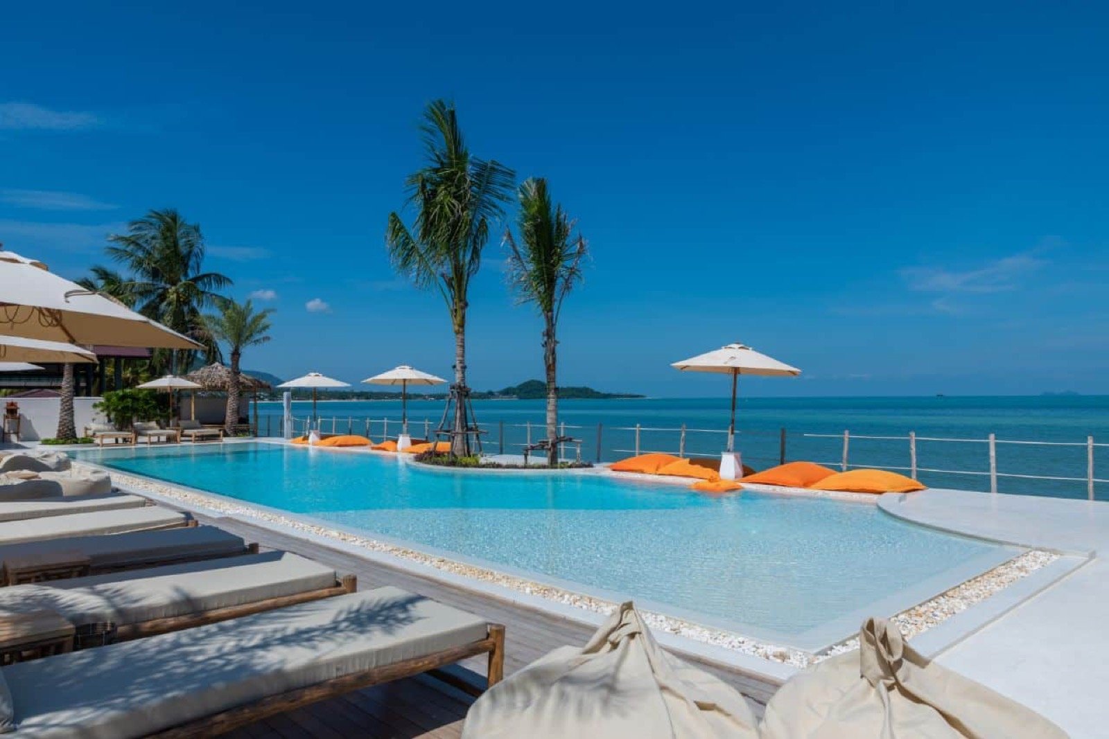 Beach club face à la mer, Koh Samui
